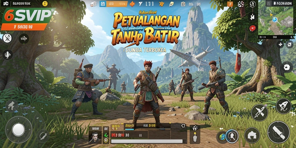 Tampilan permainan <strong>6SVIP</strong> dalam lingkungan dunia terbuka yang menakjubkan.