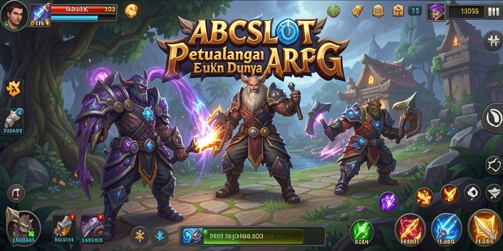 Menampilkan aksi mendebarkan dan petualangan dalam permainan ARPG.
