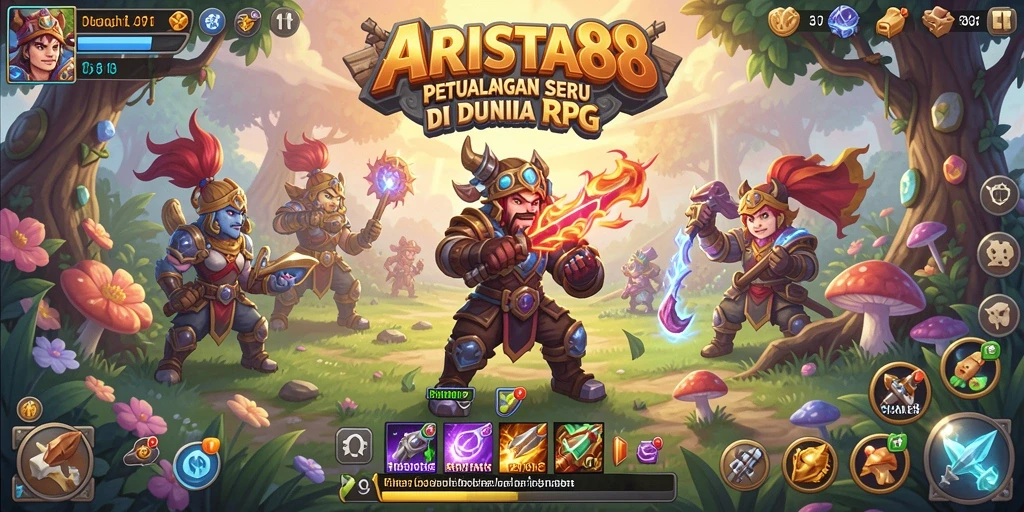 Tampilan menarik dari gameplay ARISTA88 yang seru dan menantang.