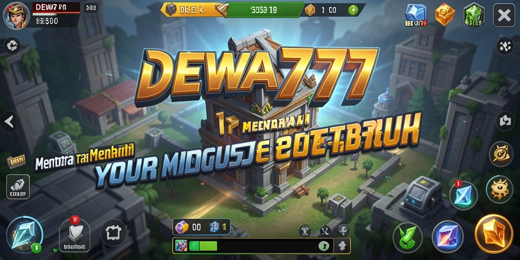 Gameplay menarik DEWA777 saat melawan gelombang musuh dalam Tower Defense.