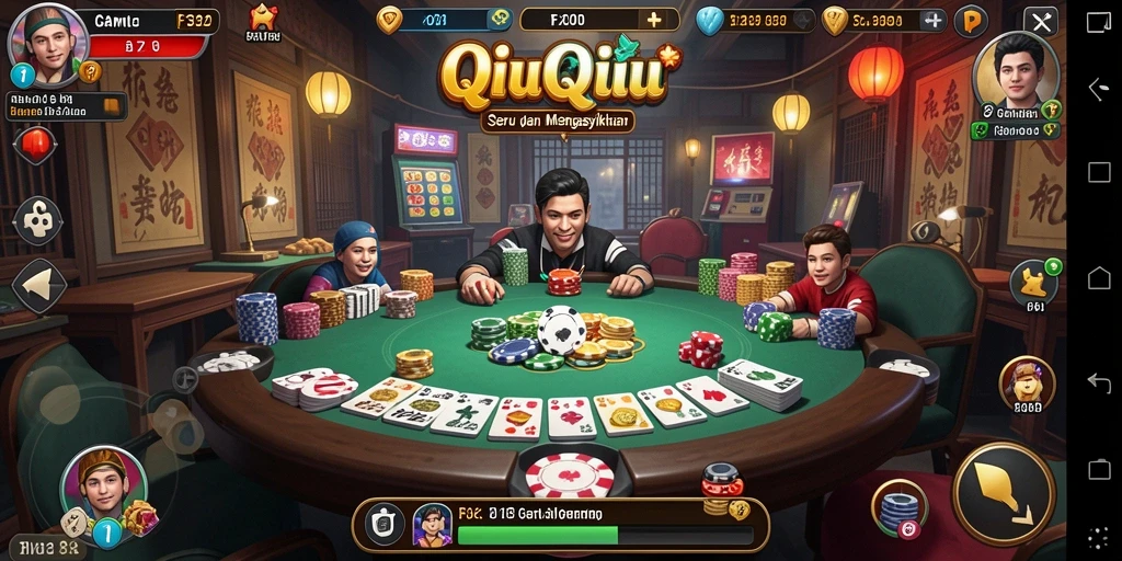 Gameplay QiuQiu yang menarik dan seru di F32.