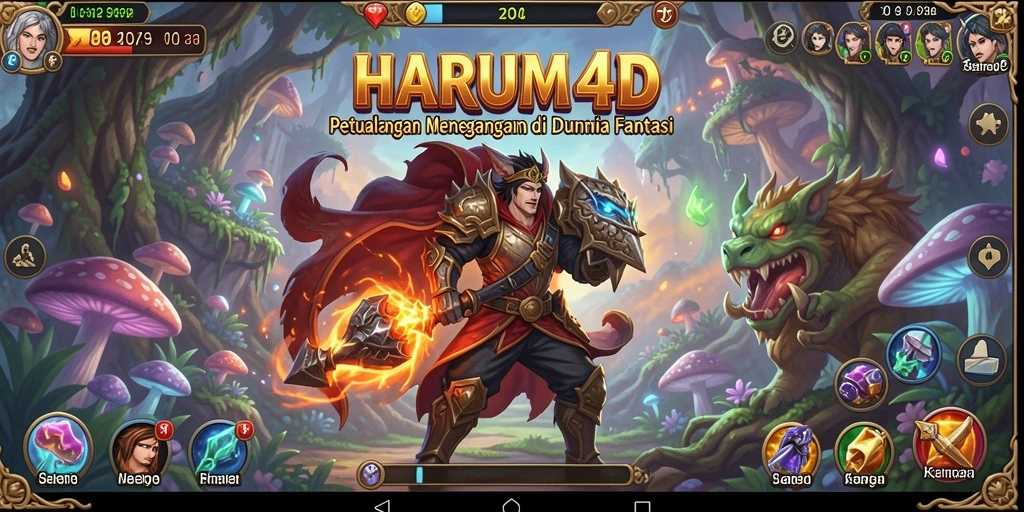 Tampilan gameplay seru dari <strong>HARUM4D</strong> di dunia RPG.