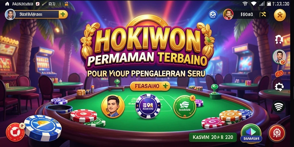 Tampilan menarik dari gameplay Kasino HOKIWON yang seru.
