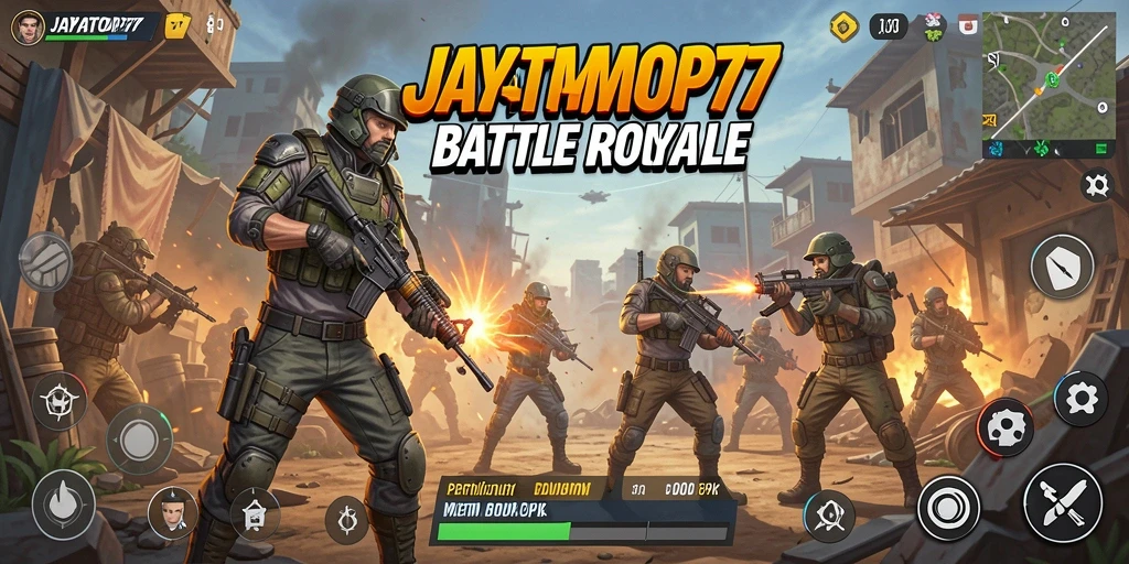 Tampilan gameplay mendebarkan di <strong>JAYATOP77</strong> dengan aksi pertempuran seru.