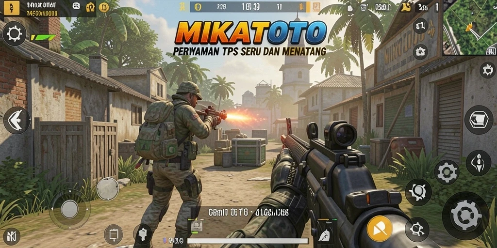Tampilan mendebarkan dari gameplay TPS MIKATOTO.