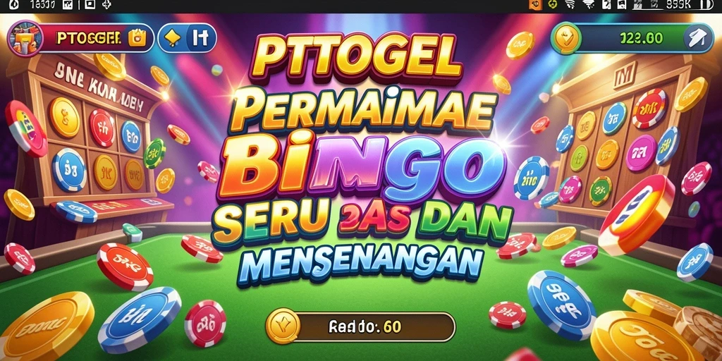 Screenshot permainan Bingo PTTOGEL yang menarik dan interaktif.