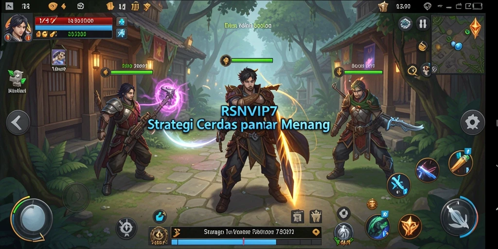 Tampilan gameplay RSNVIP7 dengan strategi yang mendebarkan.