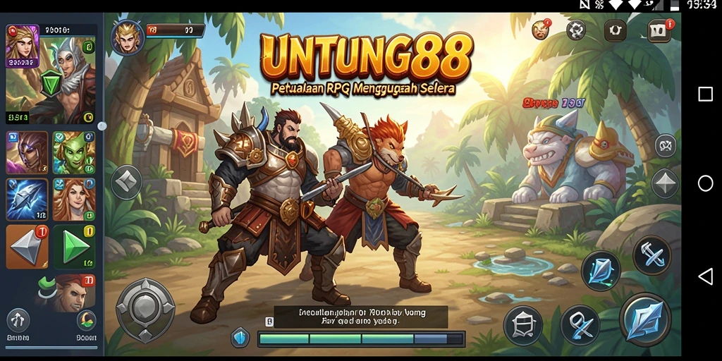 Tampilan gameplay seru dari UNTUNG88 dengan aksi RPG yang menggugah.