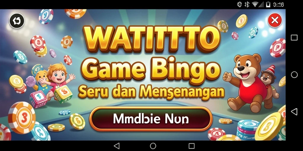 Tampilan gameplay seru dalam WATITOTO Bingo.