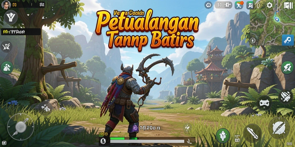 Tampilan gameplay <strong>YYRR</strong> dalam dunia terbuka yang menakjubkan.